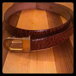 Bally belt in "piel tortuga"